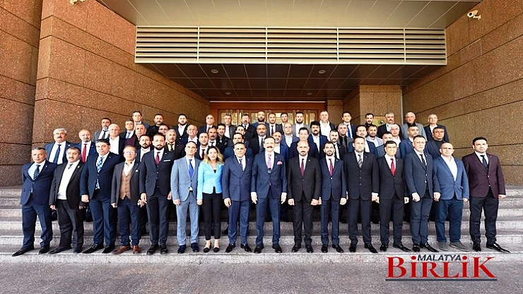 Malatya TSO Heyeti TOBB Başkanı Hisarcıklıoğlu'nu Ziyaret Etti