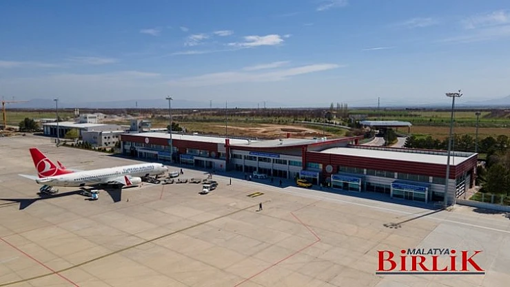 Mayıs Ayında Malatya Havalimanı'nda 58.868 Yolcu