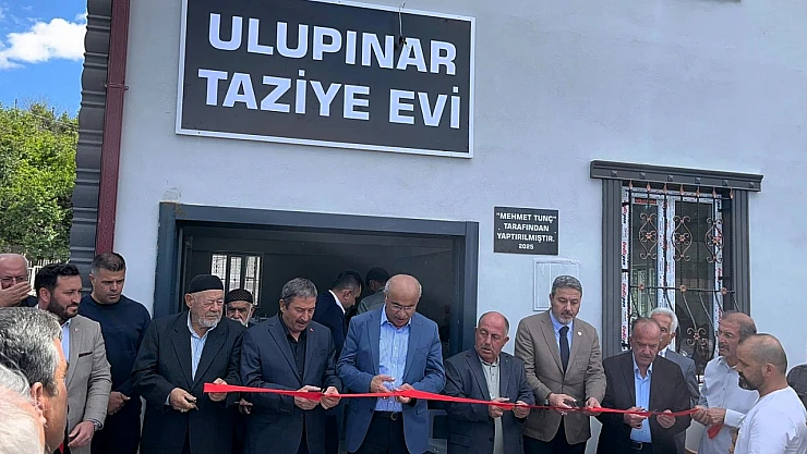Mehmet Tunç'un Katkılarıyla Taziye Evi Dualarla Açıldı
