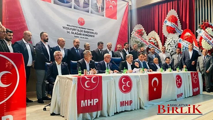 MHP Yeşilyurt İlçe Kongresi Yapıldı