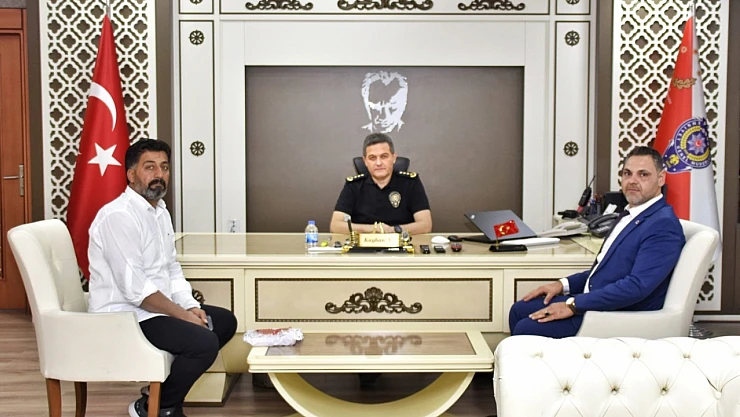 Milliyetçi İşçi Sendikaları Konfederasyonu'ndan Malatya Emniyet Müdürü Kayhan Ay'a Ziyaret