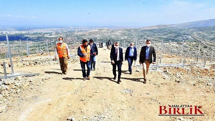 Mollakasım Mahallesi 1.Güneş Enerji Santrali Hızla Yükseliyor