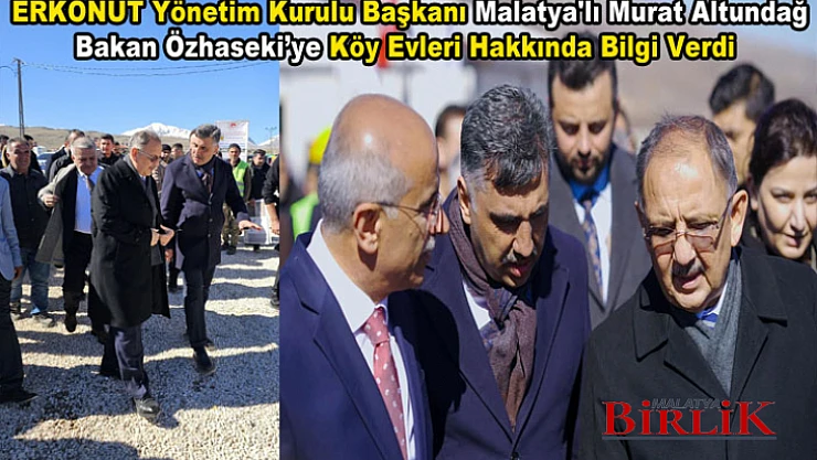 Murat Altundağ Malatya'lı Hemşehrilerimiz En Kısa Zamanda Sıcak Yuvalarına Kavuşacak