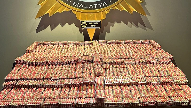 Narkotik Polisi Malatya'da Harekete Geçti: Binlerce Sentetik Hap Ele Geçirildi