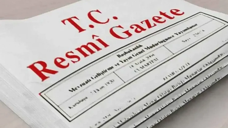Resmî Gazete'de bugün (12 Eylül 2025)