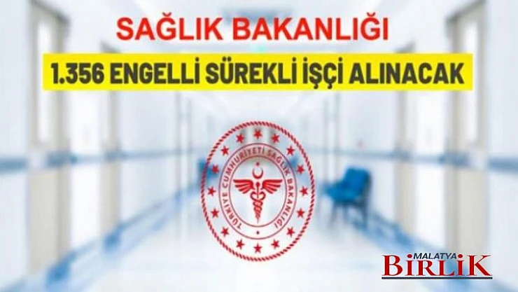 Sağlık Bakanlığı 1.356 Engelli Sürekli İşçi Alımı Yapacak