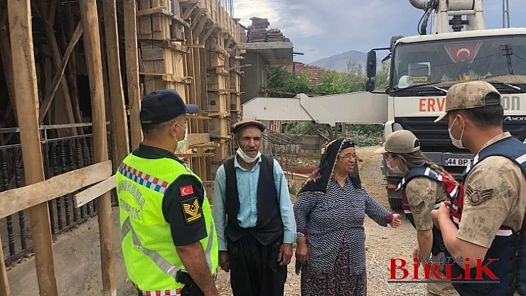 Şehit Ailesine Jandarmadan Destek Geldi
