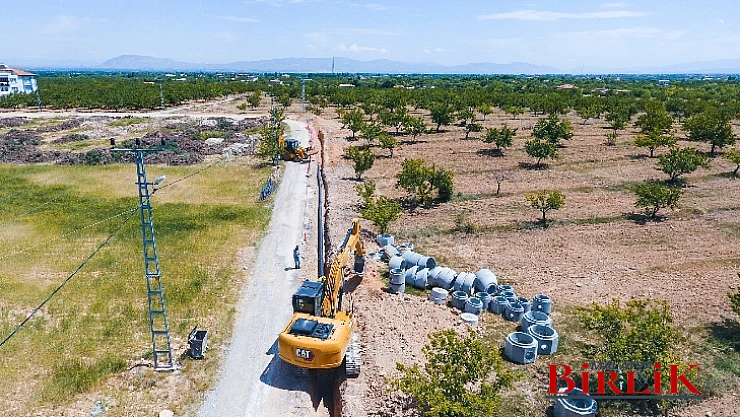 Tepeköy'e 7 Bin 950 Metre Kanalizasyon Hattı
