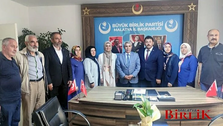 Türk Ocakları Malatya Şubesinden BBP İl Başkanlığına Ziyaret