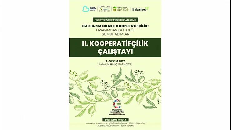 Türkiye Kooperatifçileri 3. Kez Ayvalık'ta Bir Araya Geliyor