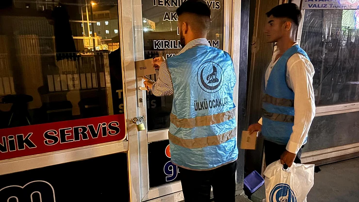 Ülkü Ocakları Malatya'da Ahilik Haftası'nı Kutladı, Esnafa Manevi Destek Verdi