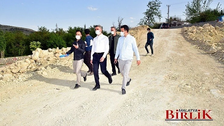 Vali Baruş, Gelincik Tepe Bağlantı Yollarını İnceledi