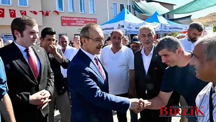 Vali Yavuz, Karacaahmet Sultan Dergahı Arapgir Cem ve Mihman Evi Açılışına Katıldı