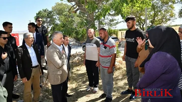 Vali Yazıcı'dan Akçadağ İlçesinde İnceleme Gezisi