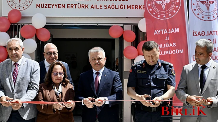 Vali Yazıcı, Müzeyyen Ertürk Aile Sağlığı Merkezi'nin Açılış Törenine Katıldı