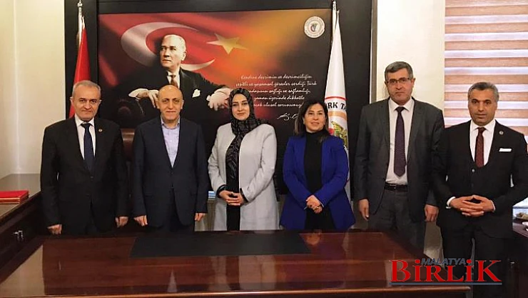 Vatanseverler Derneğinden Malatya Tabipler Odasına Ziyaret