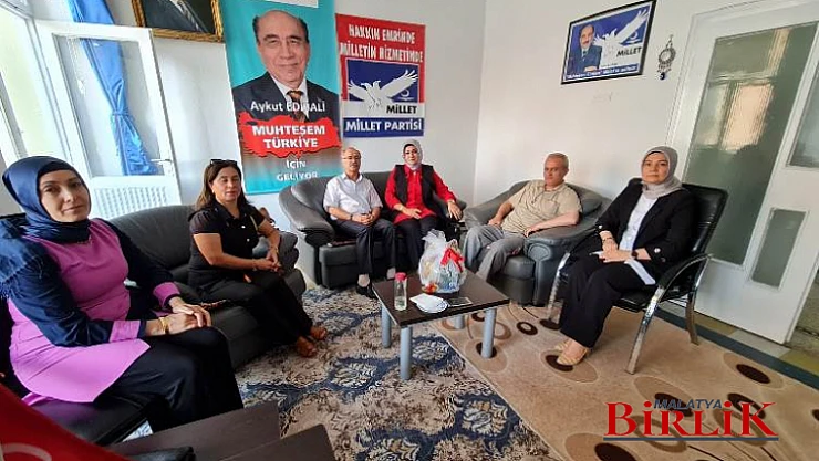 Vatanseverler Derneğinden Millet Partisi İl Başkanlığına Ziyaret