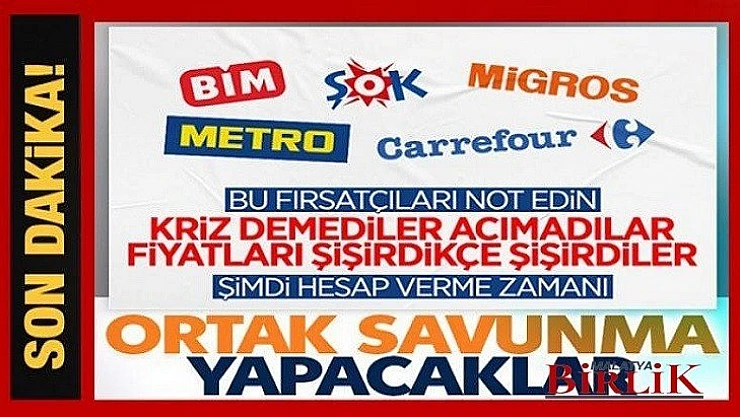 Vurguncu Zincir Marketler 24 Haziran'da Hesap Verecek