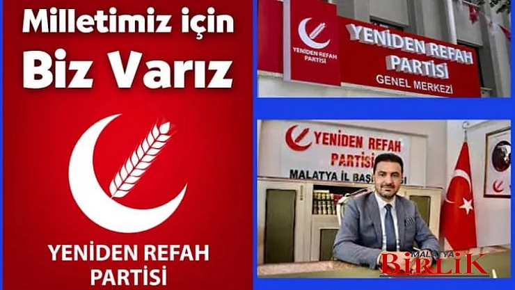 Yeniden Refah Partisi Malatya Milletvekili Aday Listesi