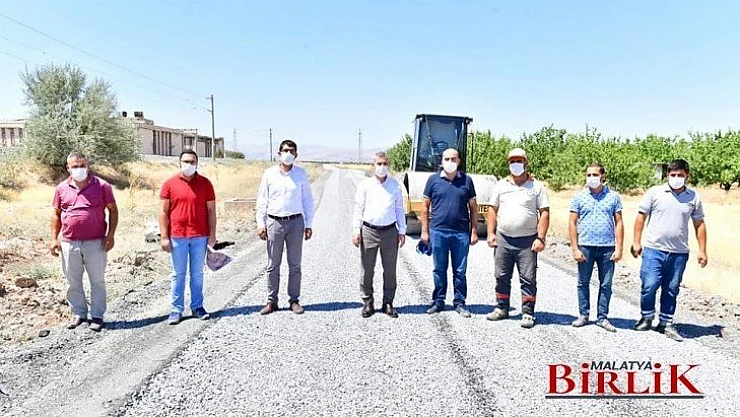 Yeşilyurt Belediyesi, 7 Ayda 62 Km Sathi Kaplama Yaptık