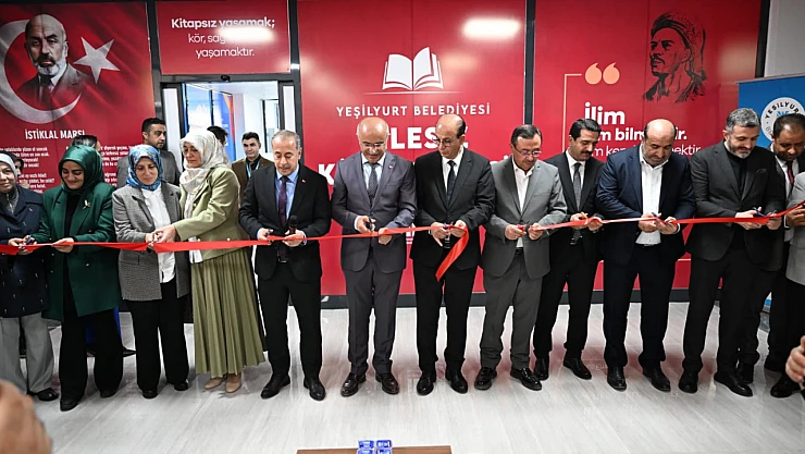 Yeşilyurt Belediyesi'nden Gençlere Modern Kütüphane