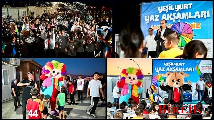 Yeşilyurt Belediyesinden Yeşilyurt Yaz Akşamları Etkinliği