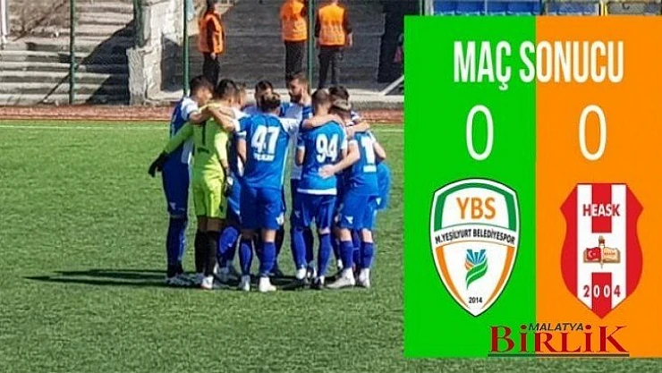 Yeşilyurt Belediyespor Büyük Bir Avantaj Kaybetti