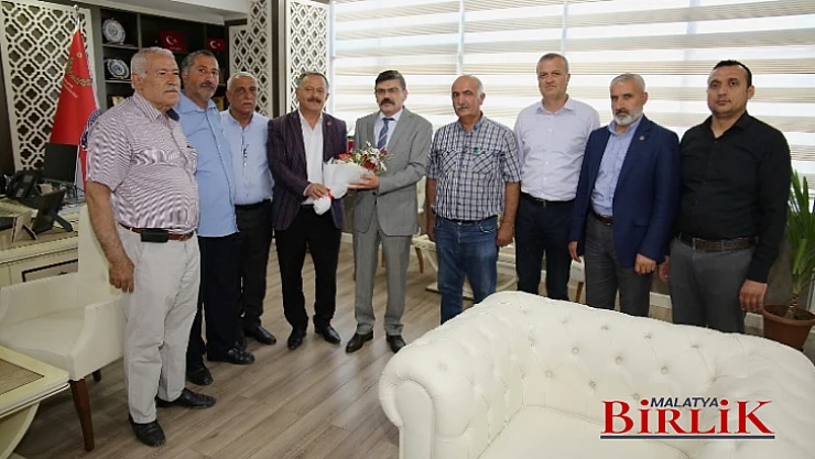 Yeşilyurt Muhtarlar Derneğinden İl Emniyet Müdürü Dağdeviren'e Ziyaret