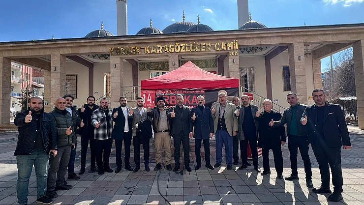 YRP Malatya İl Teşkilatı Merhum Erbakan'ı Malatya'da Dualarla Andı