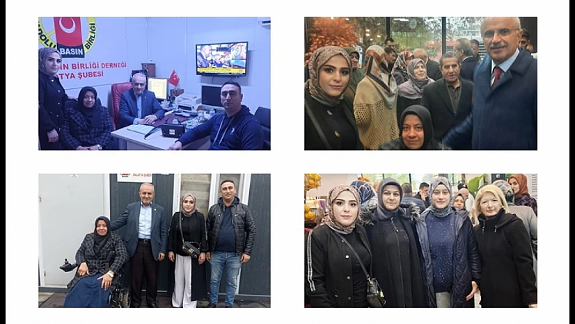 AKÇADAĞDER Genel Merkezinden Anadolu Basın Birliğine Ziyaret