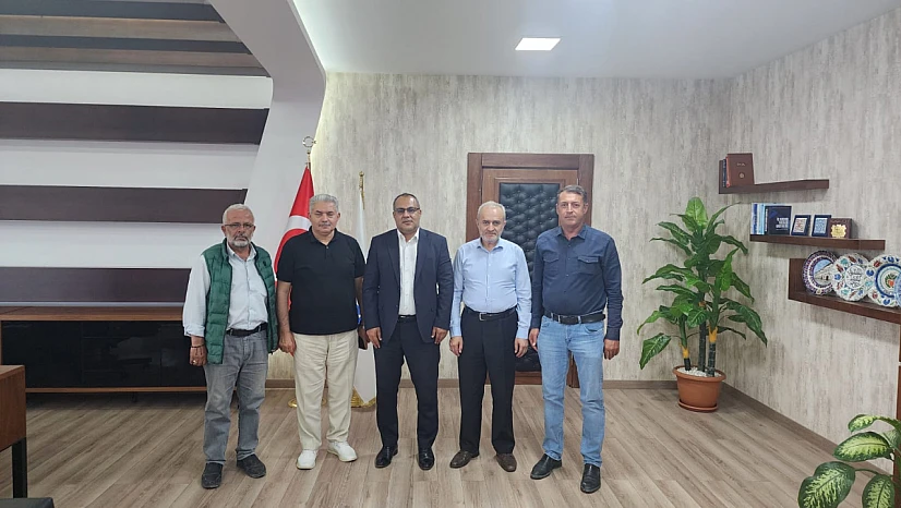 Başkan Ali Karadoğan'dan MASKİ Genel Müdürü Sinan Çeçen'e Ziyaret