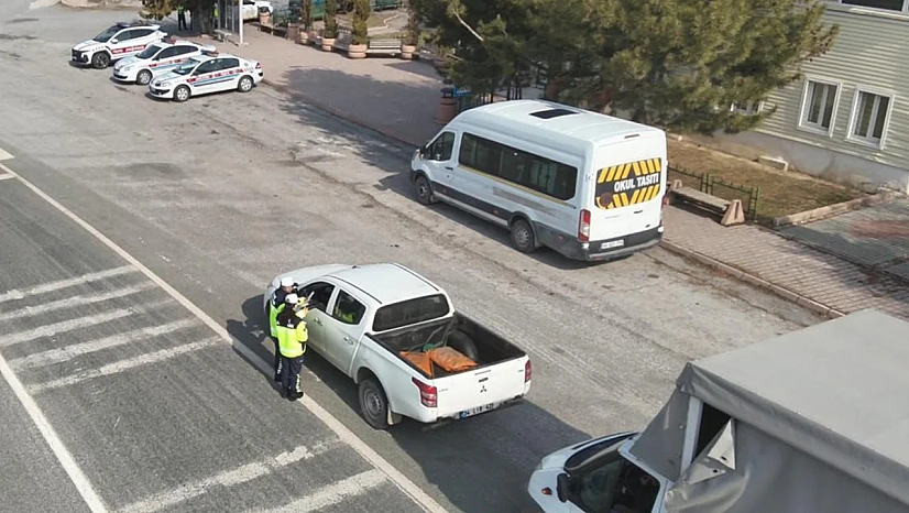 Drone Destekli Trafik Denetimi Yapıldı