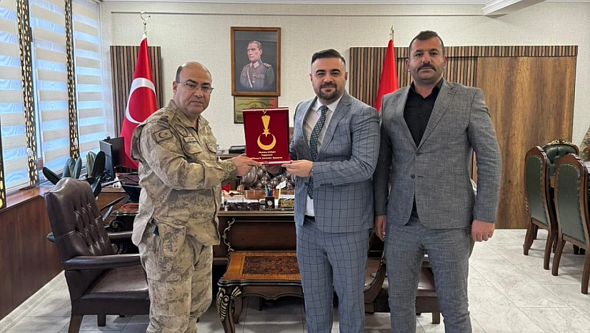 Elazığ İl Jandarma Komutanı Tuggeneral Alparslan Doğan'a Ziyaret
