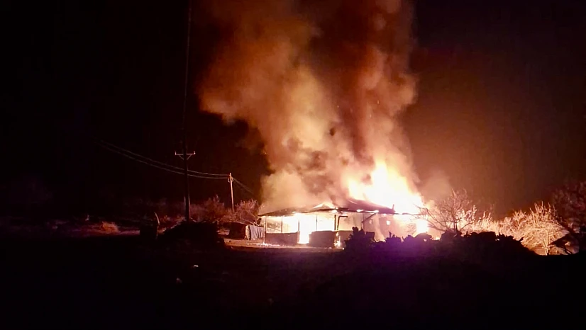 Hekimhan'da Akşam Saatlerinde Ev Yangını: Can Kaybı Yok