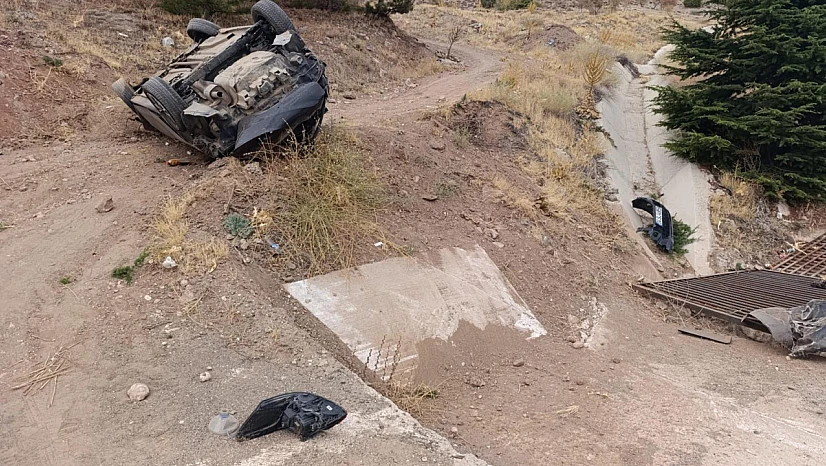 Hekimhan'da Tek Taraflı Trafik Kazası: Can Kaybı Yok, 1 Yaralı