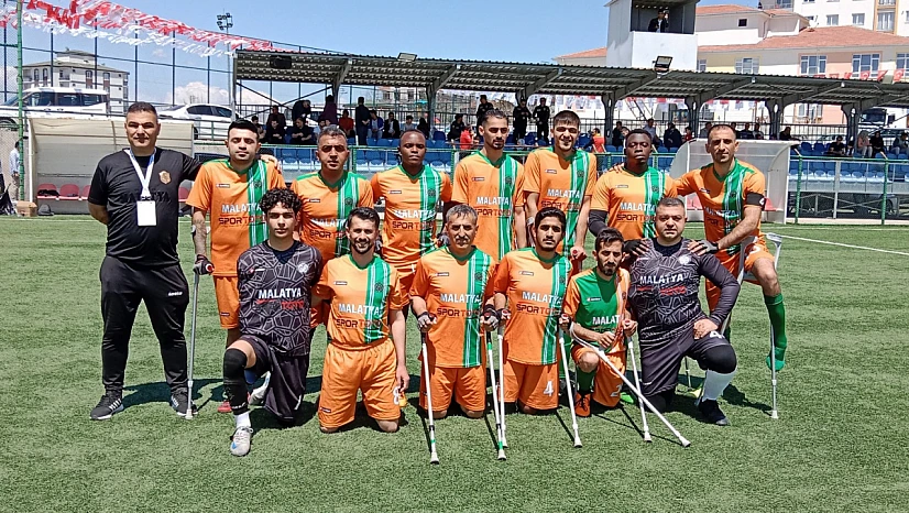 Malatya Büyükşehir Belediye AMPUTE Futbol Takımı Şampiyonluğu Kutladı..