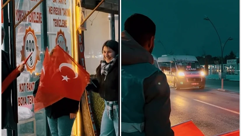 Malatya'da Anlamlı Organizasyon: Türk Bayrağı Vatandaşlarla Buluştu