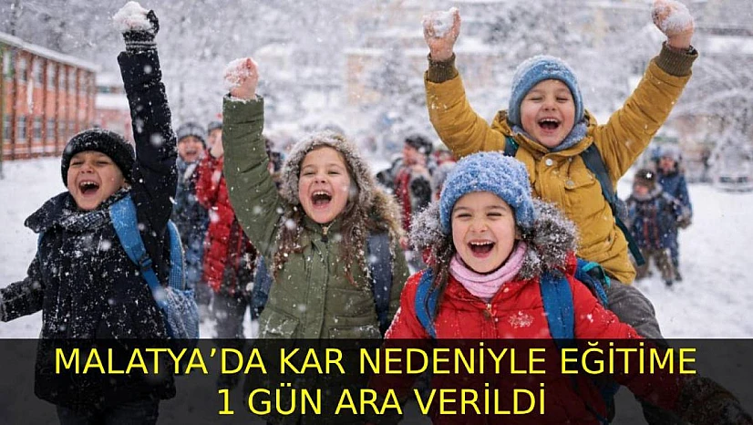 Malatya'da Kar Tedbirleri: Eğitim Durdu, Trafiğe Kısıtlama Getirildi