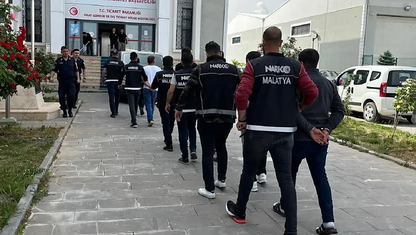 Malatya'da Uyuşturucu Operasyonu: 10 Tutuklama