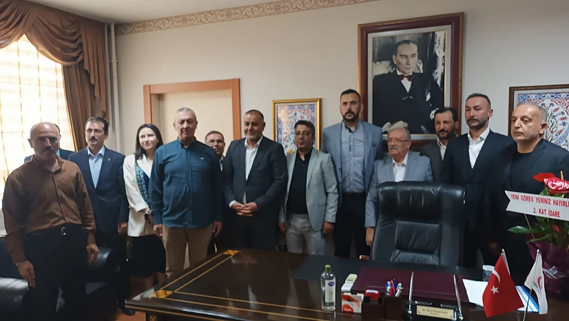 MHP Malatya İl Başkanı Gökhan Gök Dr. Ömer Faruk Kalı'yı ziyaret etti