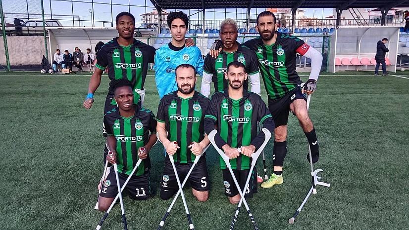 Nefes Kesen Ampute Futbol Maçında Kazanan Konya Oldu