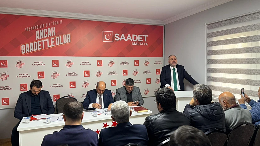 Saadet Partisi Malatya İl Başkanlığı Kasım Ayı İl Divan Toplantısı Coşkuyla Gerçekleştirildi