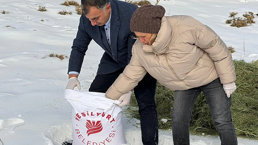 Yeşilyurt Belediyesi'nden Yaban Hayatına Yem Desteği!