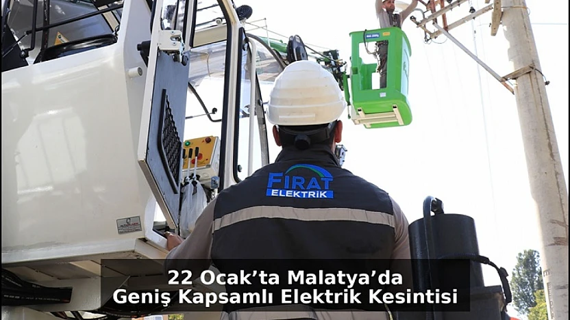 22 Ocak'ta Elektrik Kesintisinden Etkilenecek Mahalleler Açıklandı