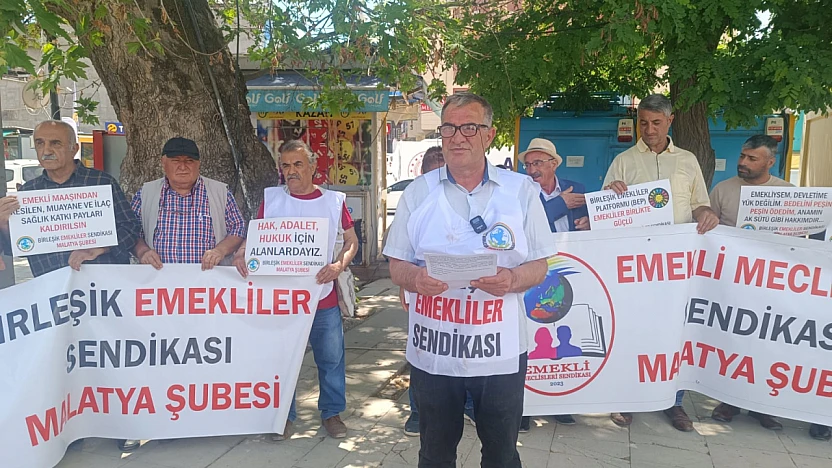 Birleşik Emekliler Sendikası Malatya Şube Başkanı Göktaş'tan Basın Açıklaması