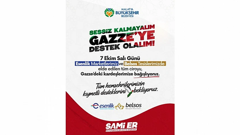 Gazze'nin Yaralarına Merhem Olmak İçin Malatya Harekete Geçti