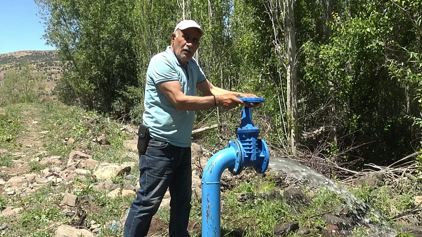 Hasançelebi Ve Aşağı Sazlıca Mahallelerinde 6 Bin 700 Metre Kapalı Sulama Sistemi Yapıldı