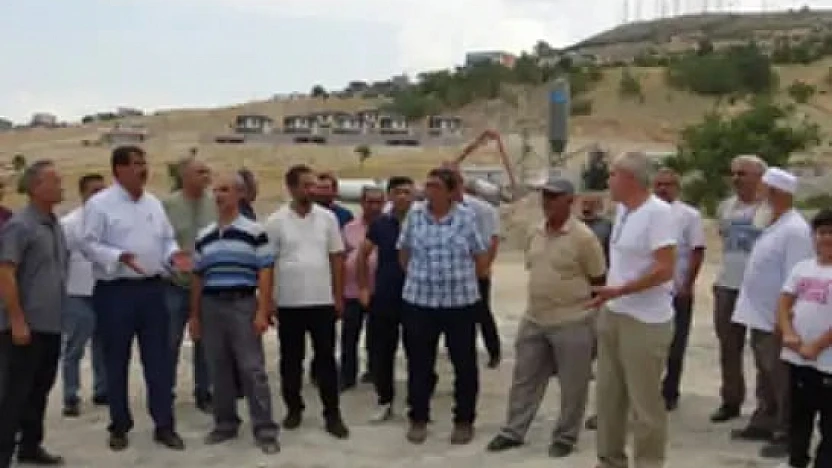 Mahalle Sakinlerinden Beton Santrali Tepkisi