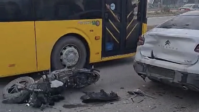 Malatya–Ankara Yolunda Trafik Kazası: Motosiklet Sürücüsü Hastaneye Kaldırıldı