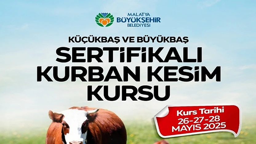 Malatya Büyükşehir Belediyesi Küçükbaş Ve Büyükbaş Kurban Kesim Kursu Açıyor